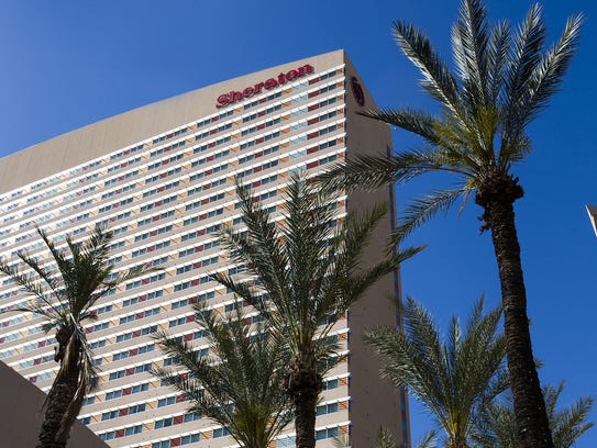 The Sheraton Grand Phoenix is a 31-story tower in downtown