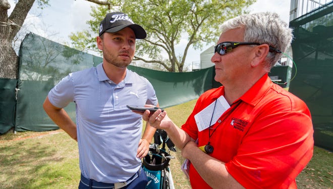 Dan McDonald, pictured here covering the Louisiana Open in March, continues to cover the local golf scene this week in the Daily Advertiser.