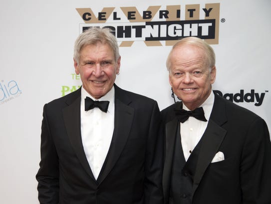 Honoree Harrison Ford and Jimmy Walker, Chairman and