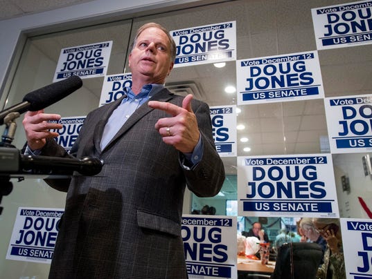 USP NEWS: DOUG JONES-ALABAMA SENATE RACE A ENT USA AL