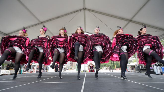 Madame Gigi's Outrageous French CanCan Dancers are back at Bastille Days in East Town this weekend.