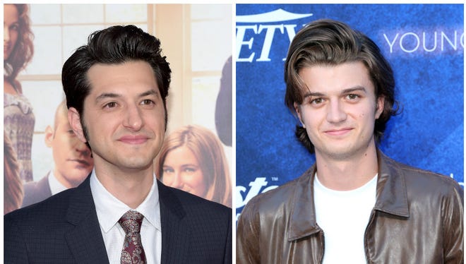 Fans of 'Parks & Rec' and 'Stranger Things' have come up with theories that connect Ben Schwartz's (left) and Joe Keery's (right) characters.