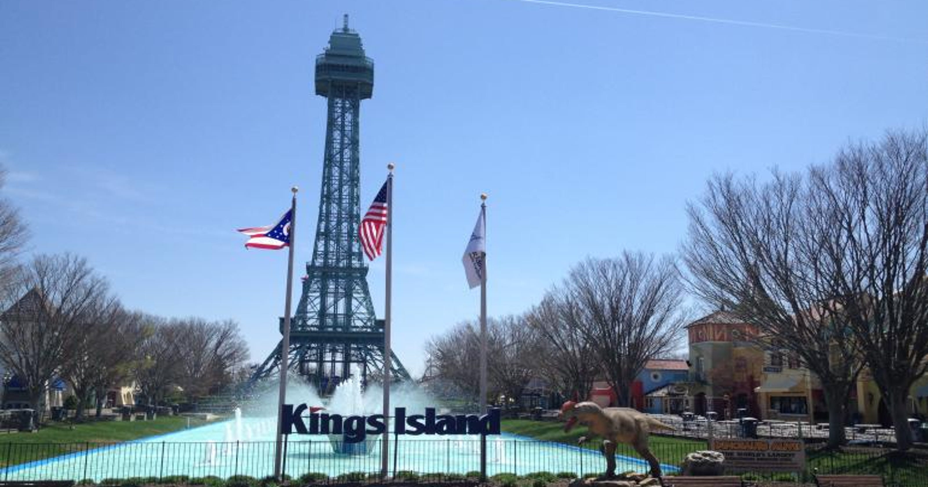 What caused Kings Island to close early on Tuesday?