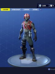 Cody Sipe's "Top Gun"-inspired "Fortnite" outfit.