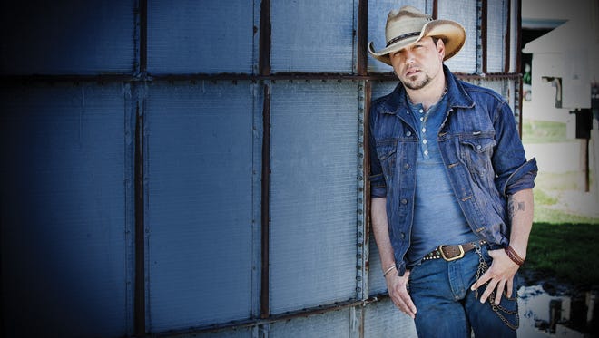 “It’s called the ‘Burn It Down’ tour, so obviously we’ve incorporated
a lot of fire, a lot of flame, a lot of heat coming,” Jason Aldean says of his current show.