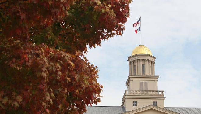 The Old Capitol is seen on Wednesday, Oct. 21, 2015.