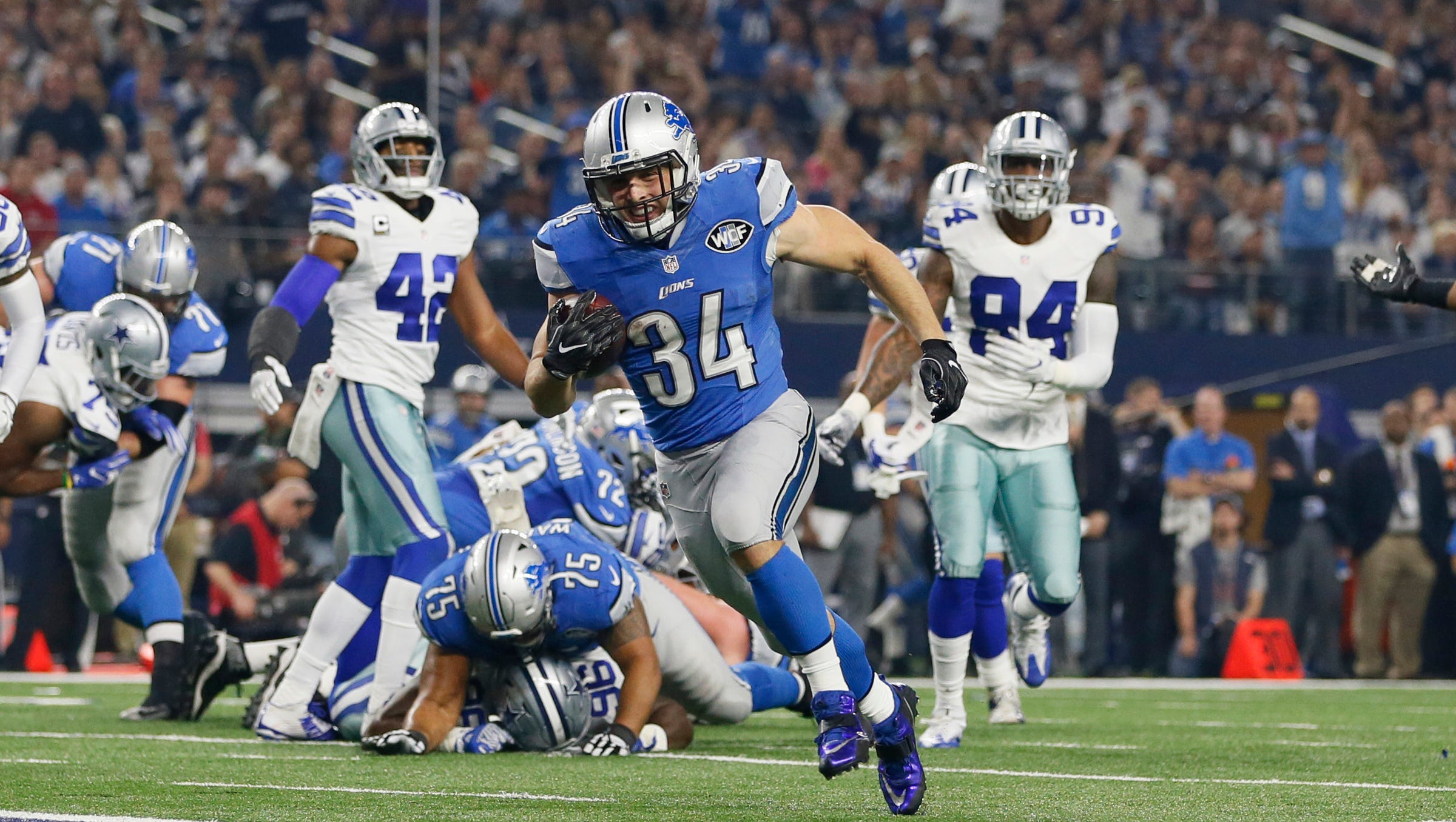 Detroit Lions If we can make the playoffs, we can win the Super Bowl