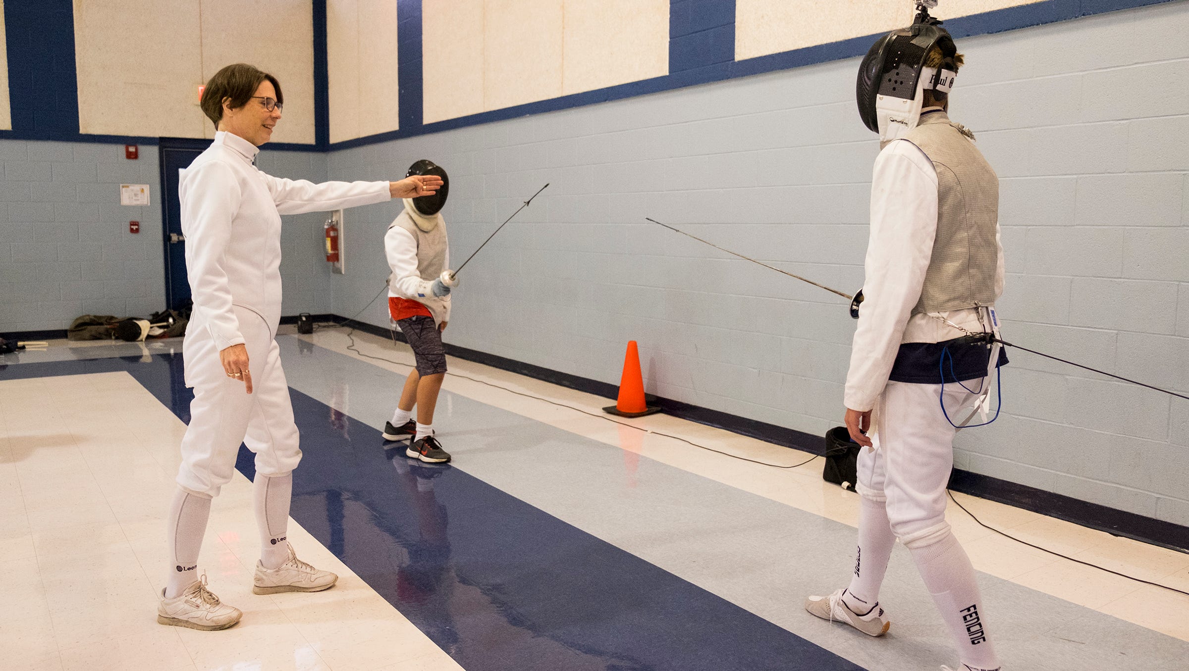 Fencing lessons teach technique, discipline