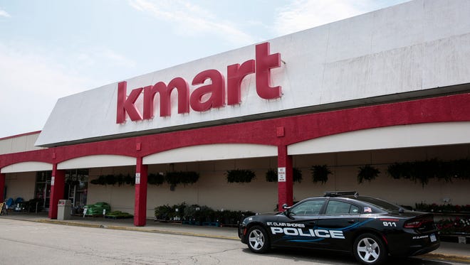 This Kmart in St. Clair Shores closed in early 2018. Photographed on Wednesday, June 14, 2017.