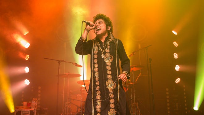Greta Van Fleet performs in front of a sold out crowd at The Fillmore Detroit on May 22, 2018 in downtown Detroit. 