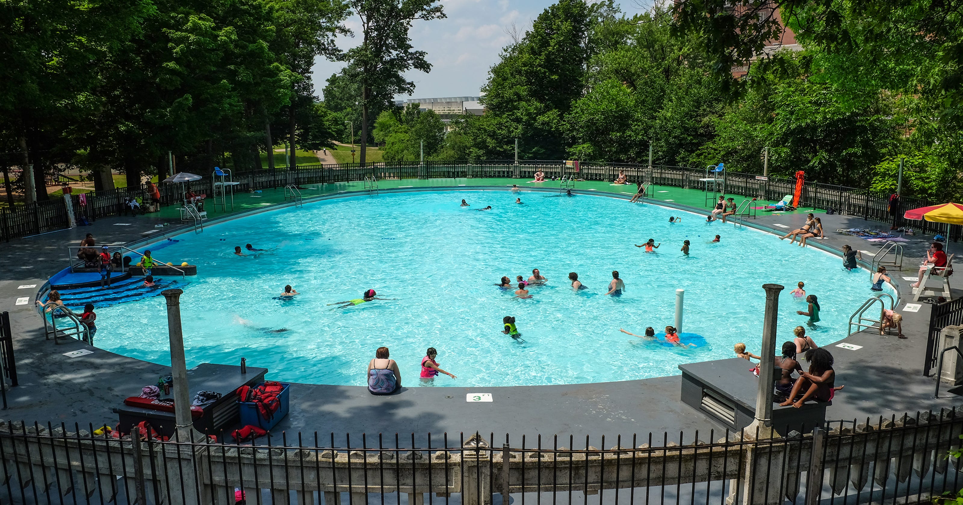 Moores Park Pool is one of the few Bintz pools still operating