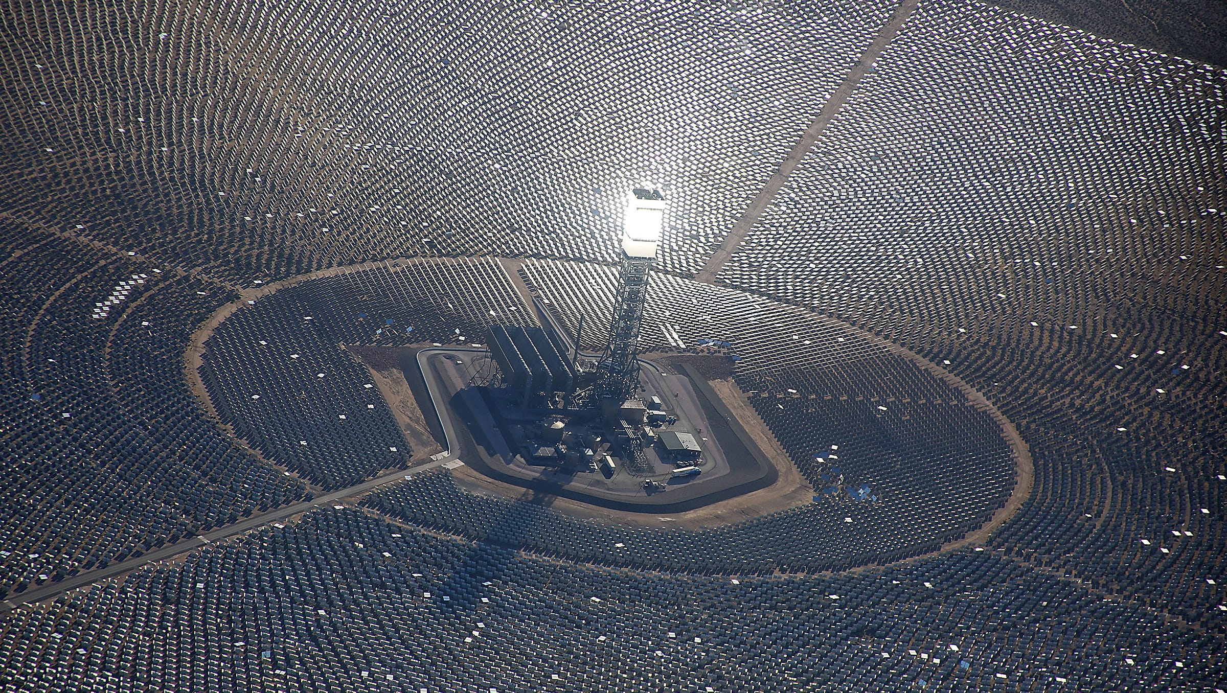 Aerial Photos Of World s Largest Solar Thermal Plant Ivanpah Aerial Photos Of World s Largest Solar Thermal Plant Ivanpah