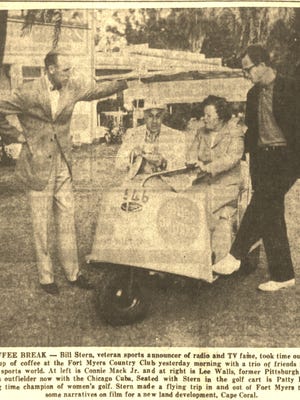 The second mention of Cape Coral was in the caption of a photo on page 6 of the News-Press on Dec.  28, 1957. This may be the Rosens’ first publicity stunt in promotion of the coming development.