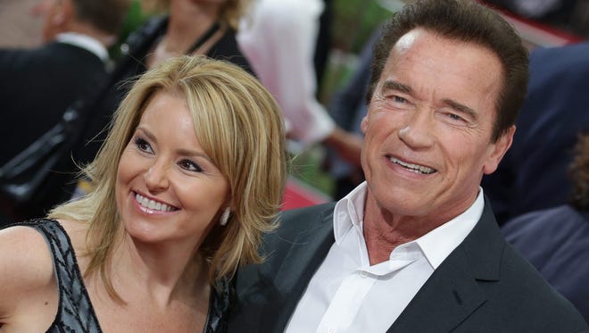 Arnold Schwarzenegger With His Partner Heather Milligan Arrive For The