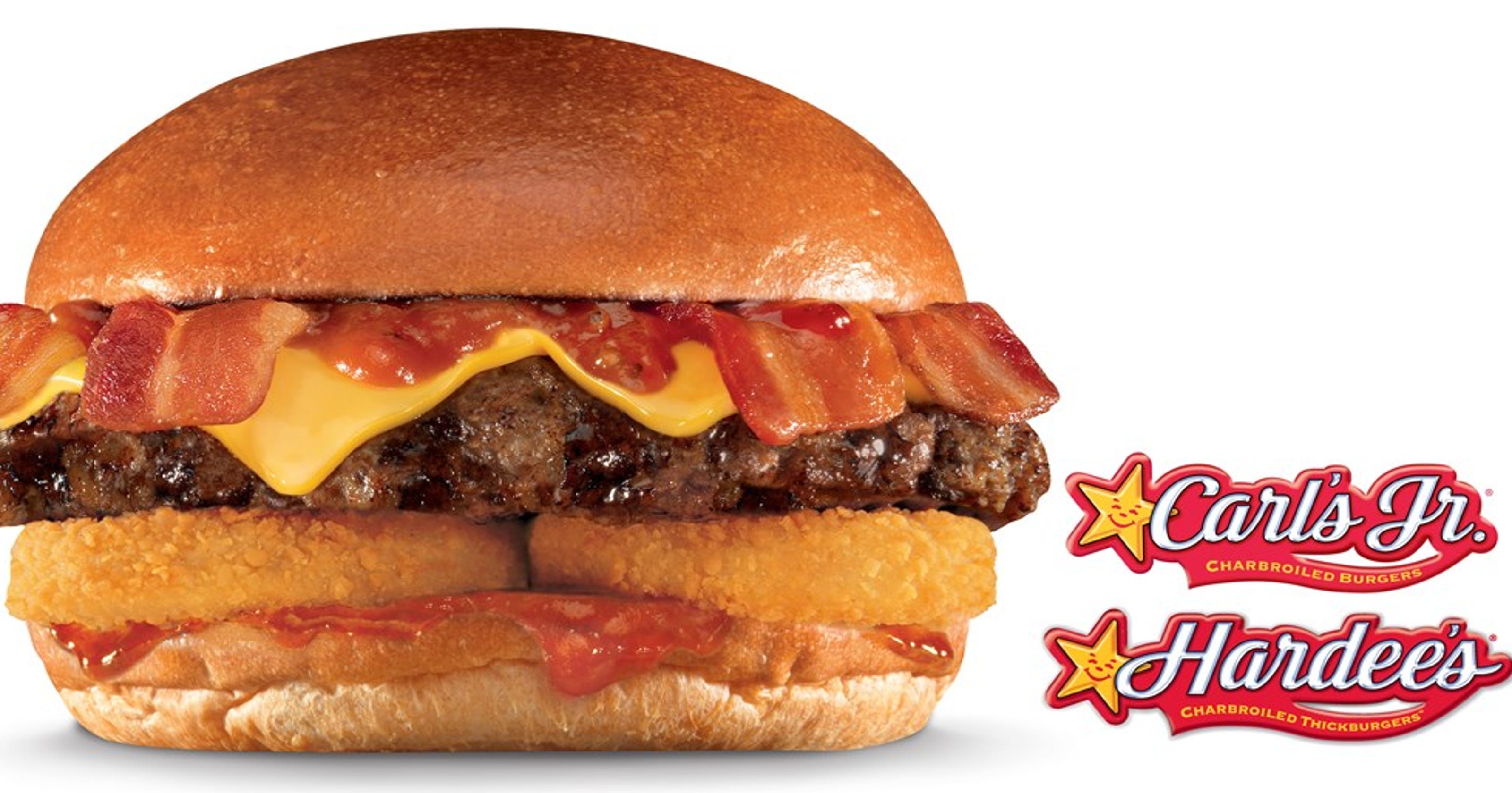 Carl's Jr., Hardee's new burger piles on the bacon