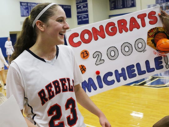 Michelle Sidor of Saddle River Day celebrates her 2,000th