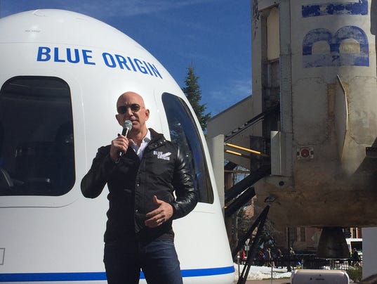 Image result for jeff bezos blue origin