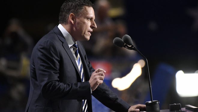 Silicon Valley venture capitalist Peter Thiel plans to address the controversy over his support of Donald Trump on Monday.