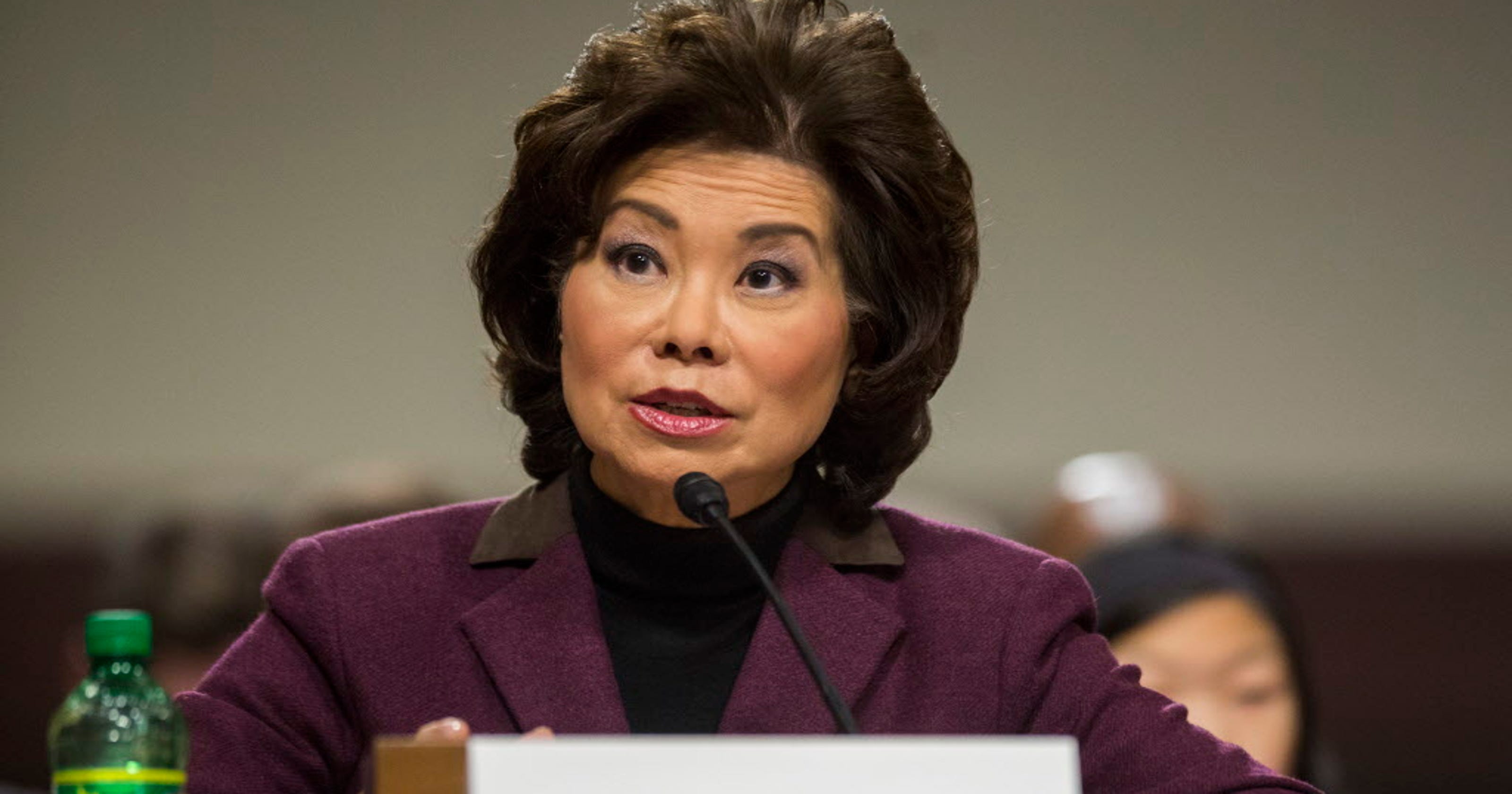 Elaine Chao takes oath to become Transportation secretary