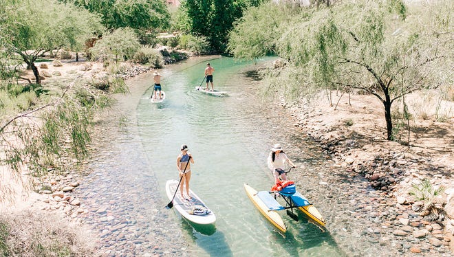 Sheraton Grand at Wild Horse Pass Resort offers stand up paddleboarding.