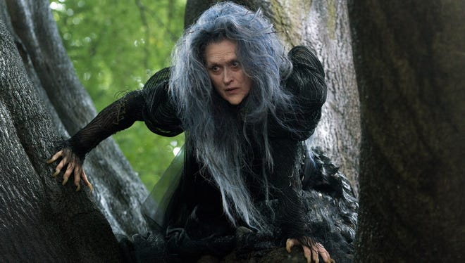 Meryl Streep is the witch who wishes to reverse a curse so that her beauty may be restored in 'Into the Woods.'
