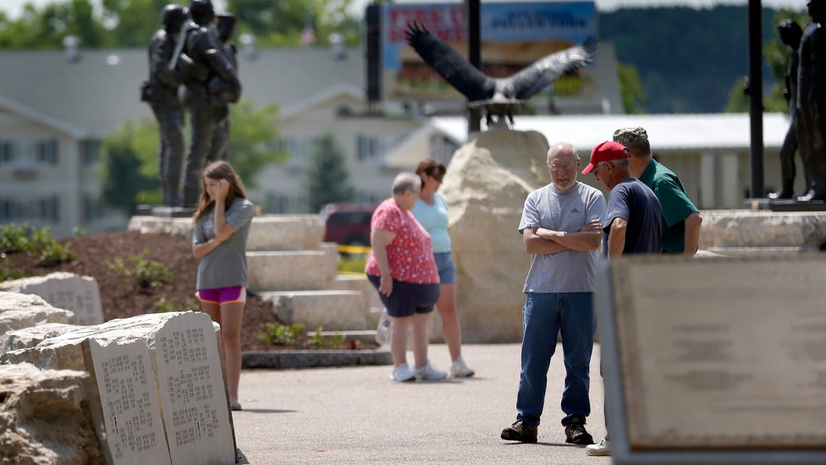 New Chilton Veterans' Memorial ready for dedication.