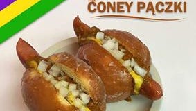Coney Dog Gets A Sweet Spin Served On A Split Paczki For Fat Tuesday Coney Dog Gets A Sweet Spin Served On A Split Paczki For Fat Tuesday