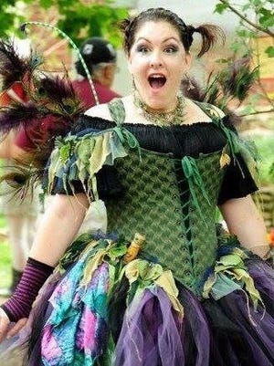Dana Stout, who created "Posie the Fairy," out of the annual May Day Fairies Festival, said after 27 years, the grounds have become engulfed in glitter. (Submitted)
