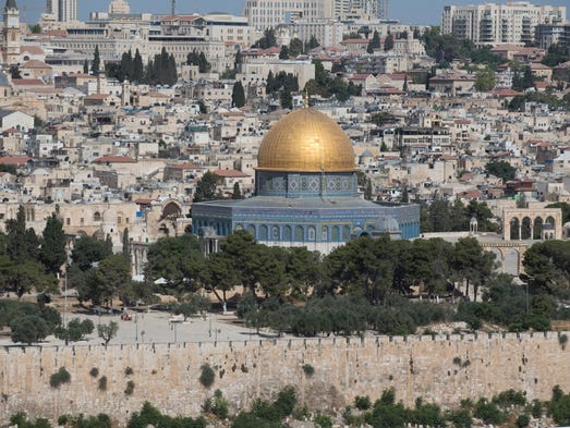 A view of the Al-Aqsa compound (Temple Mount) in Jerusalem's