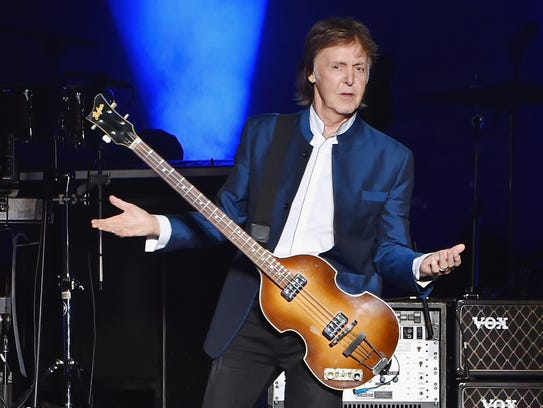 Paul McCartney, pictured  at MetLife Stadium on Aug.