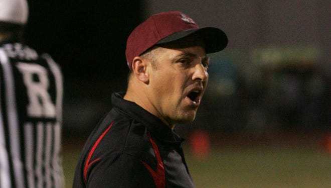 Dan Friedman was named Deer Valley's head football coach in December 2017. Friedman, shown here in a 2009 file photo, formerly coached Boulder Creek High School, among others.