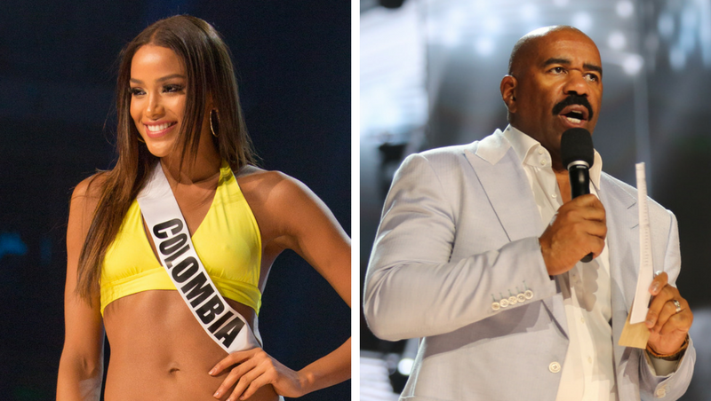 People Hate You Miss Colombia Roasts Steve Harvey At Miss