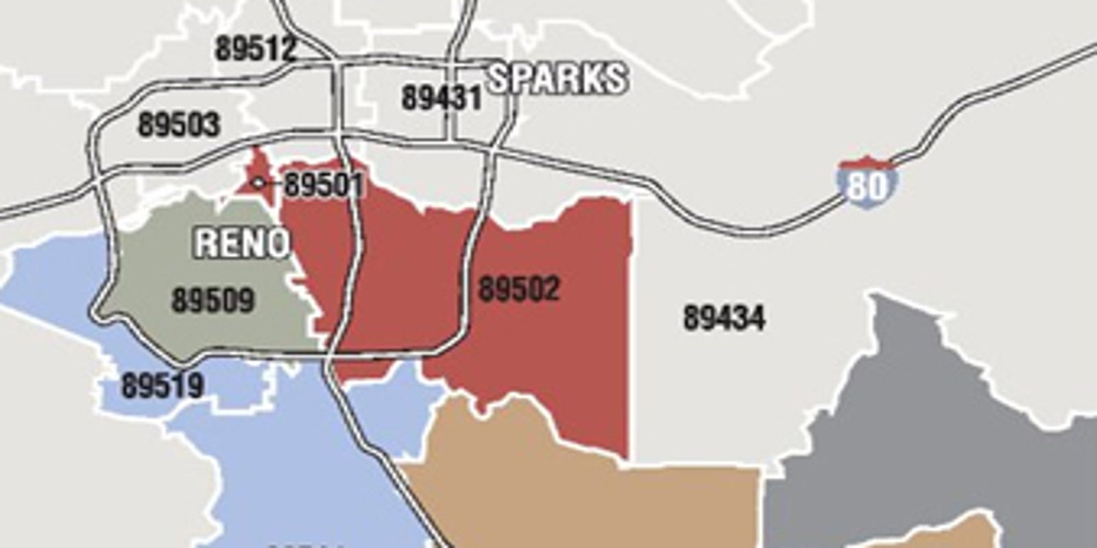 Most contributions from 3 Washoe ZIPs