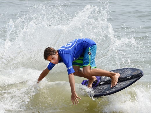 Ryan Fedosh compete's in the Boy's Division as Dewey Beach was the site of the Zap Amateur Skimboarding World Championships held on Saturday &amp; Sunday August 9th and 10th with over 200 competitors from around the world competing in several divisions for the honors.