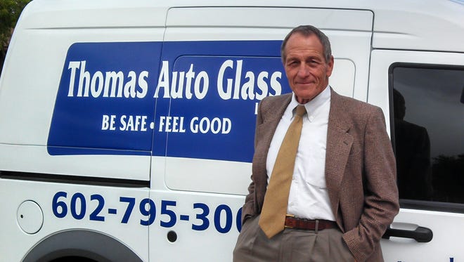 Frank Thomas, owner of Thomas Auto Glass in Phoenix, is estimated to have raised more than $1 million for various causes through charitable events he has organized over the years.