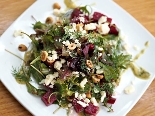At Graze in Madison, Wis., the Roasted Beet Salad is