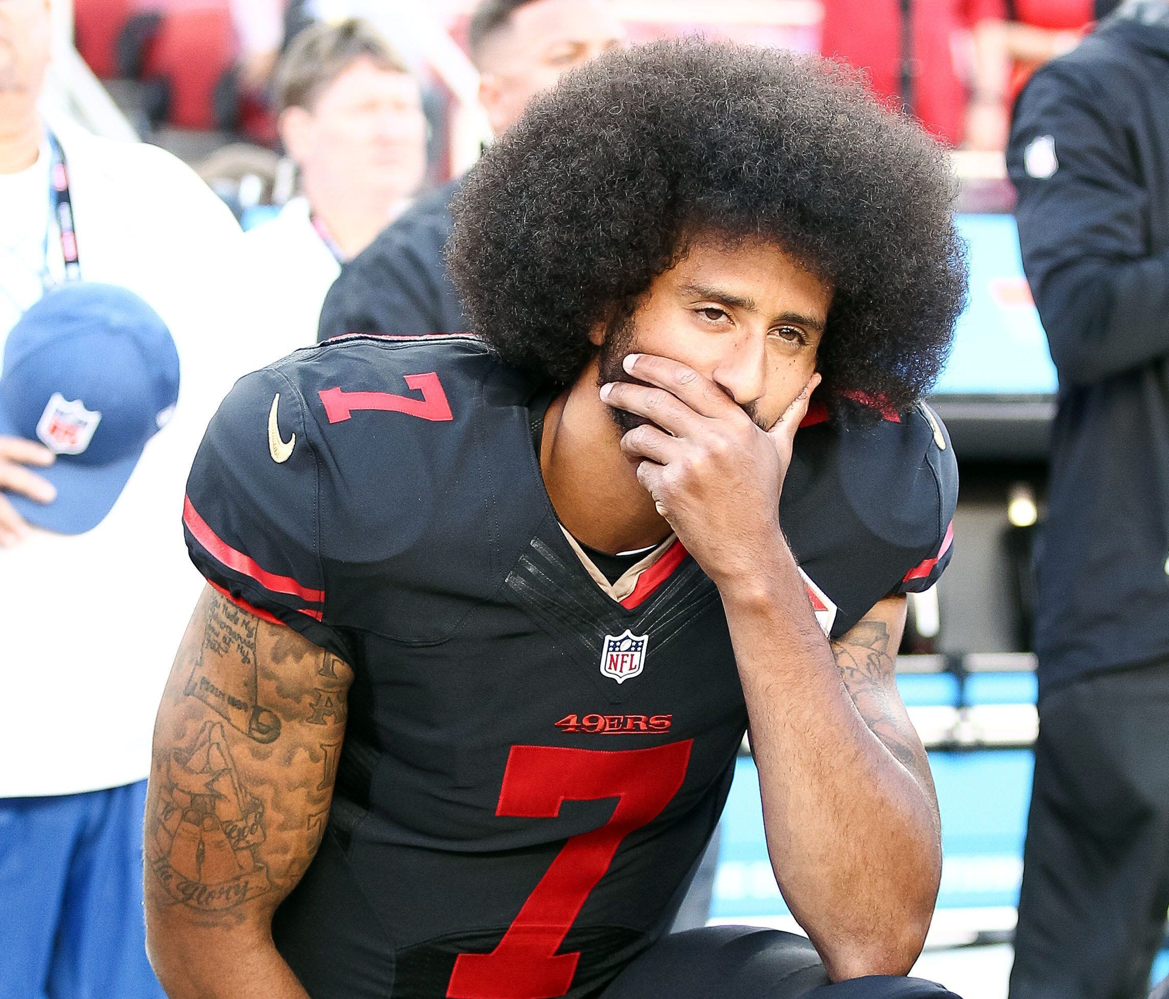 When will Colin Kaepernick lend his voice to the ongoing debate within the NFL on how best to highlight and address social injustice?
