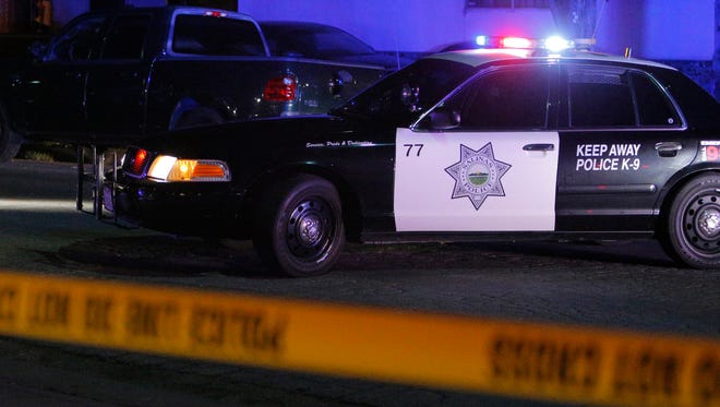 FILE: Salinas Police at a crime scene.