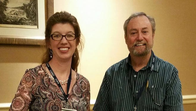 Evangel University psychology professors Dr. Heather Kelly and Dr. Geoff Sutton recently presented their research at a national CAPS conference in Pasadena, Calif.