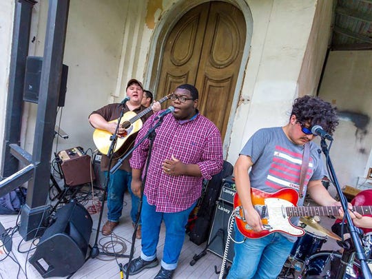 The Sea of Cities band performs at the 2017 Shindig.