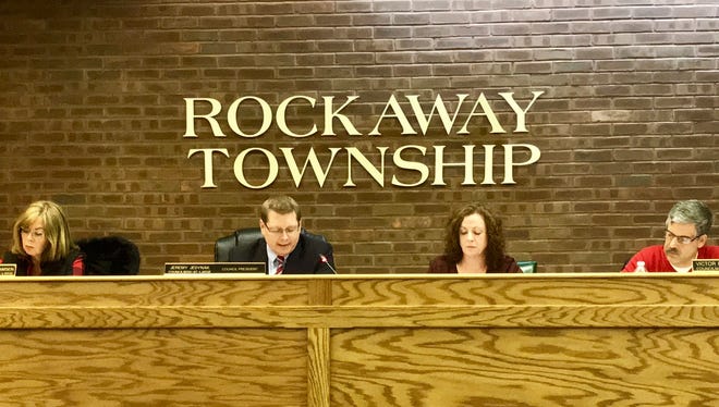 Rockaway Township Council on Jan. 11, 2018.