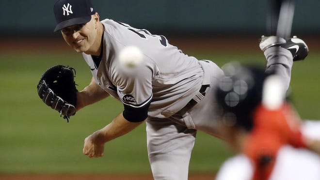 J.A. Happ was dominant as the Yankees shut out the Red Sox on Saturday.