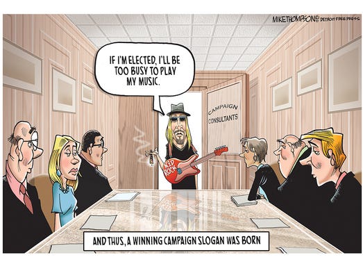 Kid Rock claims he's running for the U.S. Senate