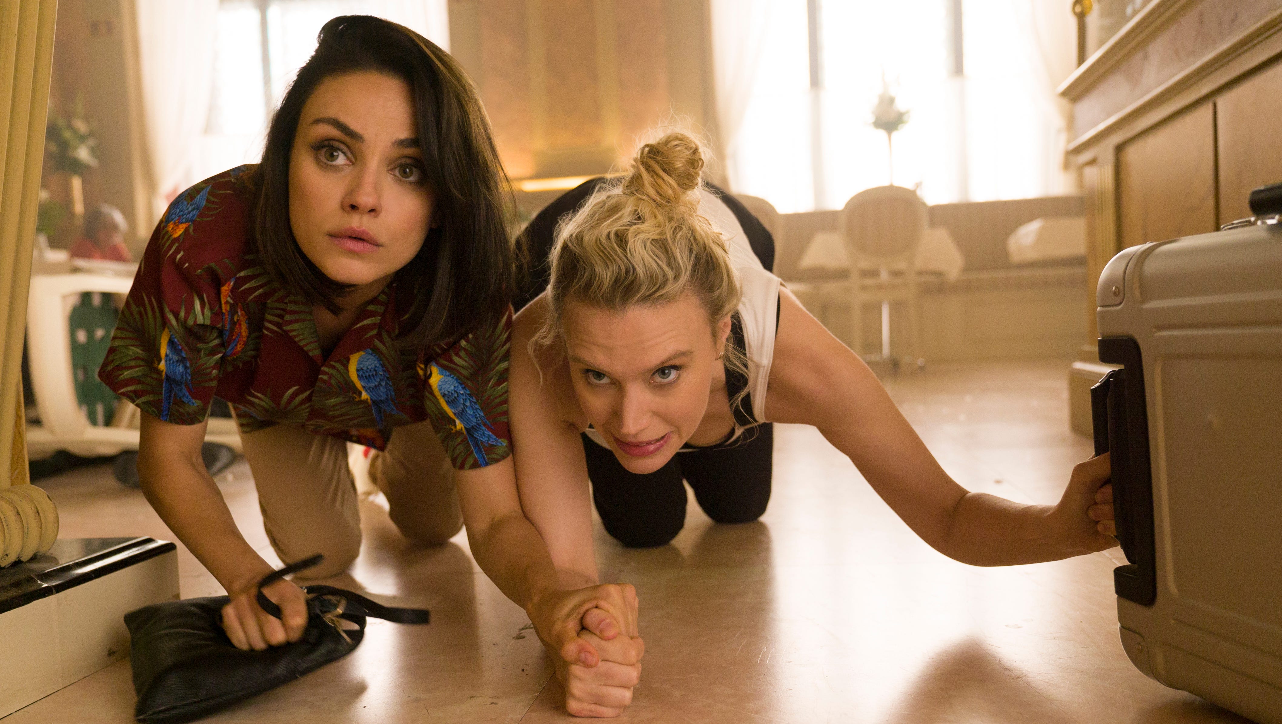 Mila Kunis Tied Up Porn - The Spy Who Dumped Me:' Mila Kunis, Kate McKinnon talk ...