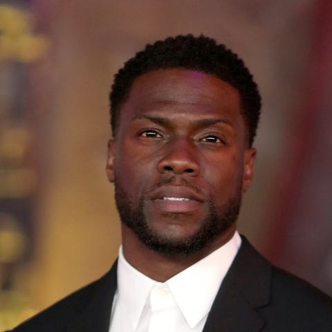 Kevin Hart at the premiere of 'Jumanji: Welcome...