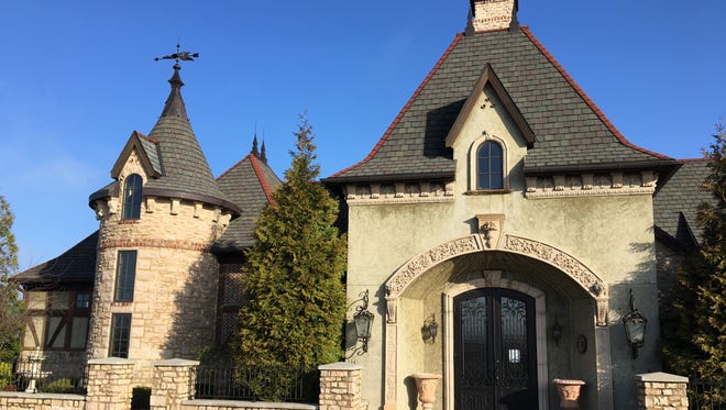 The castle-like building in Marionville is the 6,000-square-foot showroom for Alpine Wood Products.  Space inside can be rented for events such as wedding receptions and prom parties.