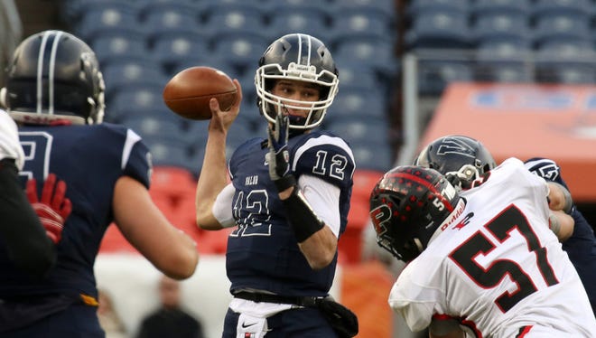Dylan McCaffrey is a four-star dual-threat quarterback from Highlands Ranch (Colo.) Valor Christian.