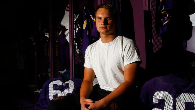 Kirtland Central's Cadan Flack sits for a portrait Sept. 19 in Kirtland.