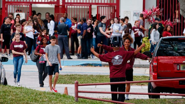 Marjory Stoneman Douglas High School in Parkland,...