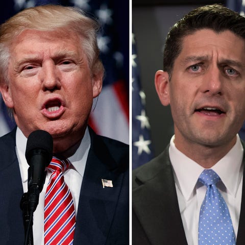 Donald Trump and Paul Ryan